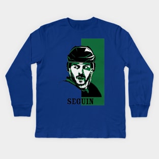 Tyler Seguin Dallas Vector Kids Long Sleeve T-Shirt